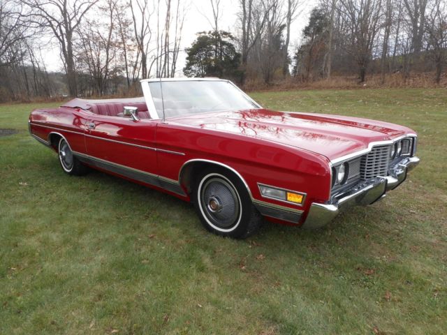 1972 ford ltd convertible 38,000 original mi, 429-4bbl, one owner, loaded