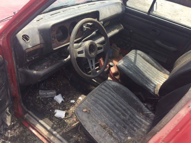 1980 volkswagen vw mk1 rabbit sportruck truck rust bucket project parts