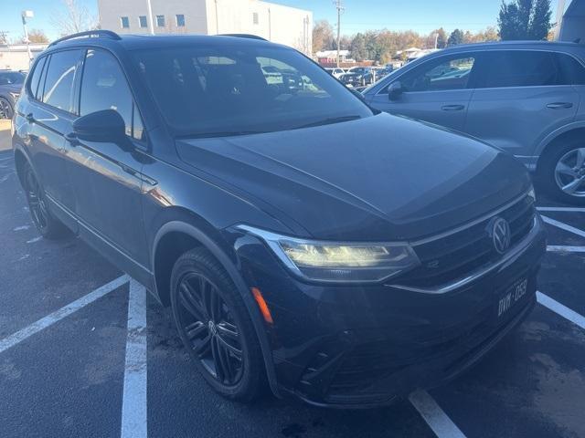 2022 volkswagen tiguan 2.0t se r-line black