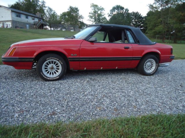 1983 mustang convertible 5.0 fuel injected richmond six speed