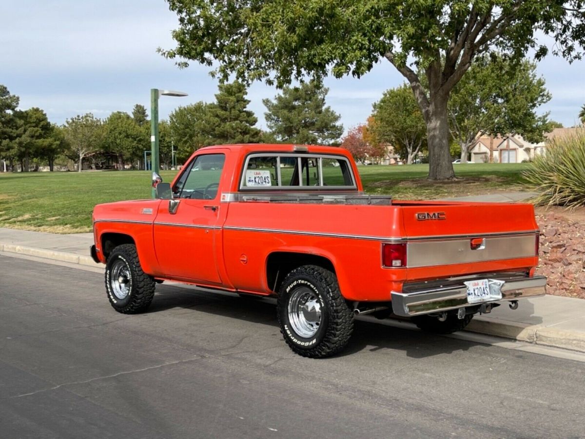 1973 gmc sierra 1500 4x4 4-speed manual transmission short bed 350 v8 turn key