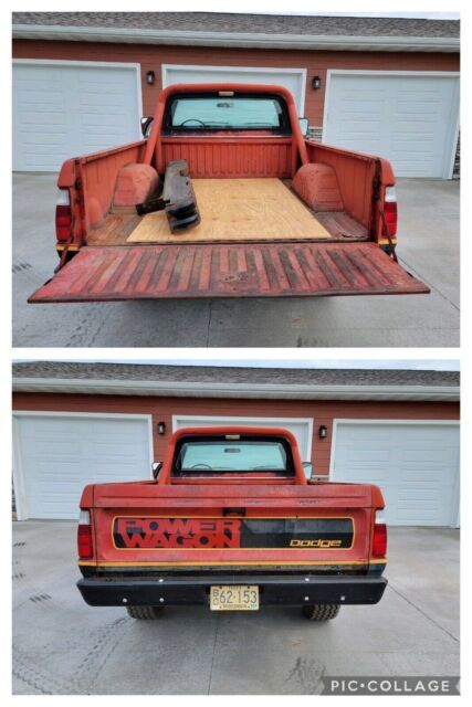 1978 dodge power wagon pickup red 4wd automatic macho