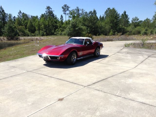 1969 corvette l-46 numbers matching 4 speed convertible