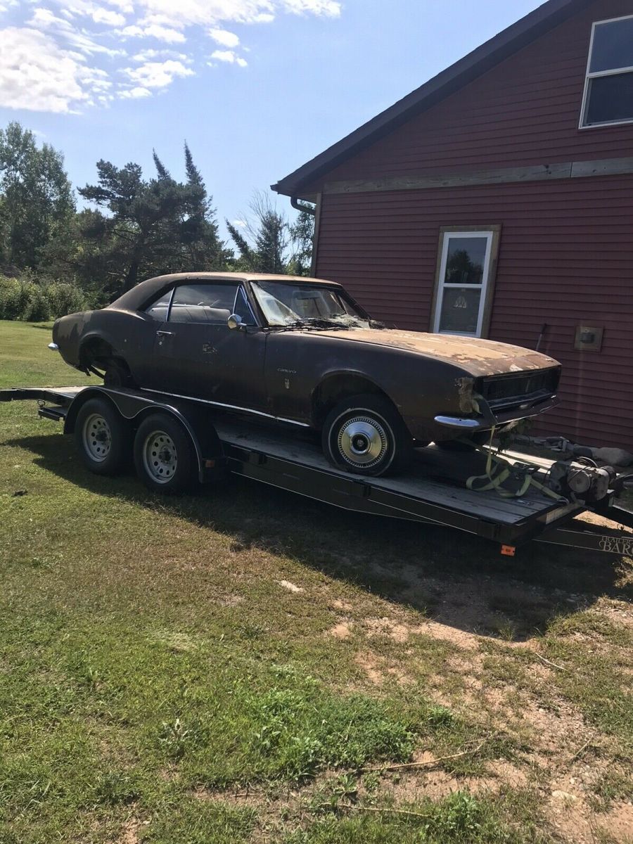 1967 chevrolet camaro coupe brown rwd manual