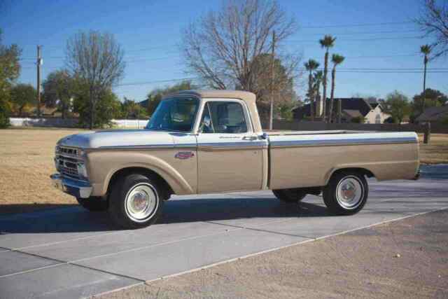 1966 ford f100 pickup brown rwd automatic ranger