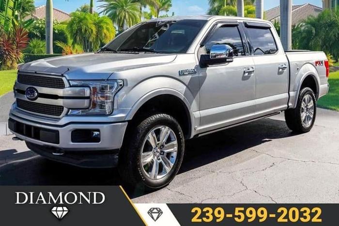 2019 ford f150 supercrew cab platinum pickup 4d 5 1/2 ft in fort myers, florida