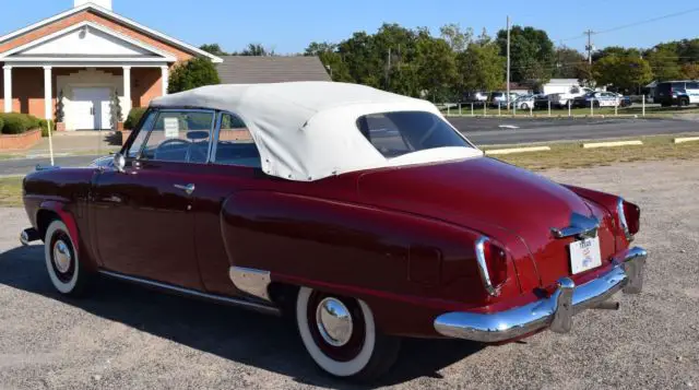 1951 studebaker champion convertible, flathead 6, 3 speed on column