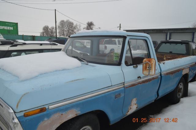 $$reduced price$$ *classic* 1973 ford f250 2 tone blue