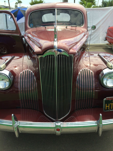 1941 packard 110 special coupe-ca. 67k original miles-ac--black plate car