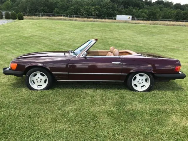 1974 mercedes-benz 450sl, burgundy with 86,522 miles available now!