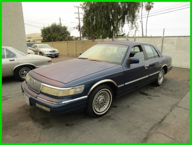 1993 mercury grand marquis ls used 4.6l v8 16v automatic sedan no reserve