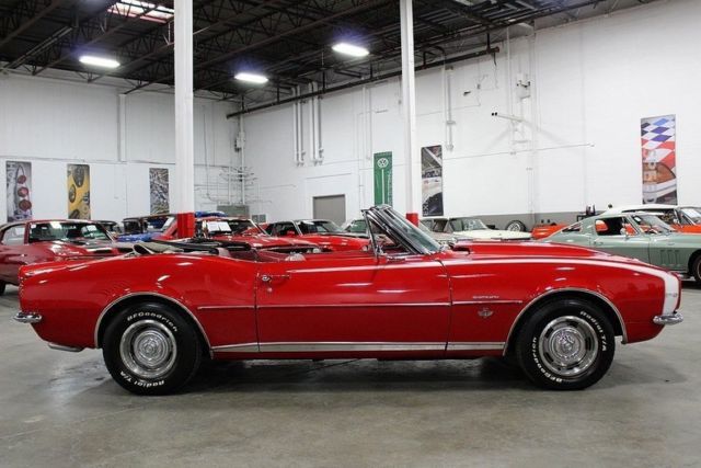 1967 chevrolet camaro rs 41100 miles red convertible 350ci v8 350 turbo 3 speed