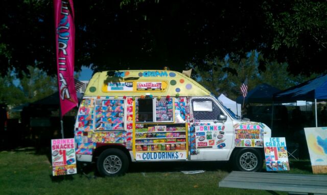 ice cream / festival snacks truck van