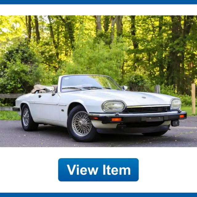 1992 jaguar xjs v12 convertible low 46k mi clean garaged loaded