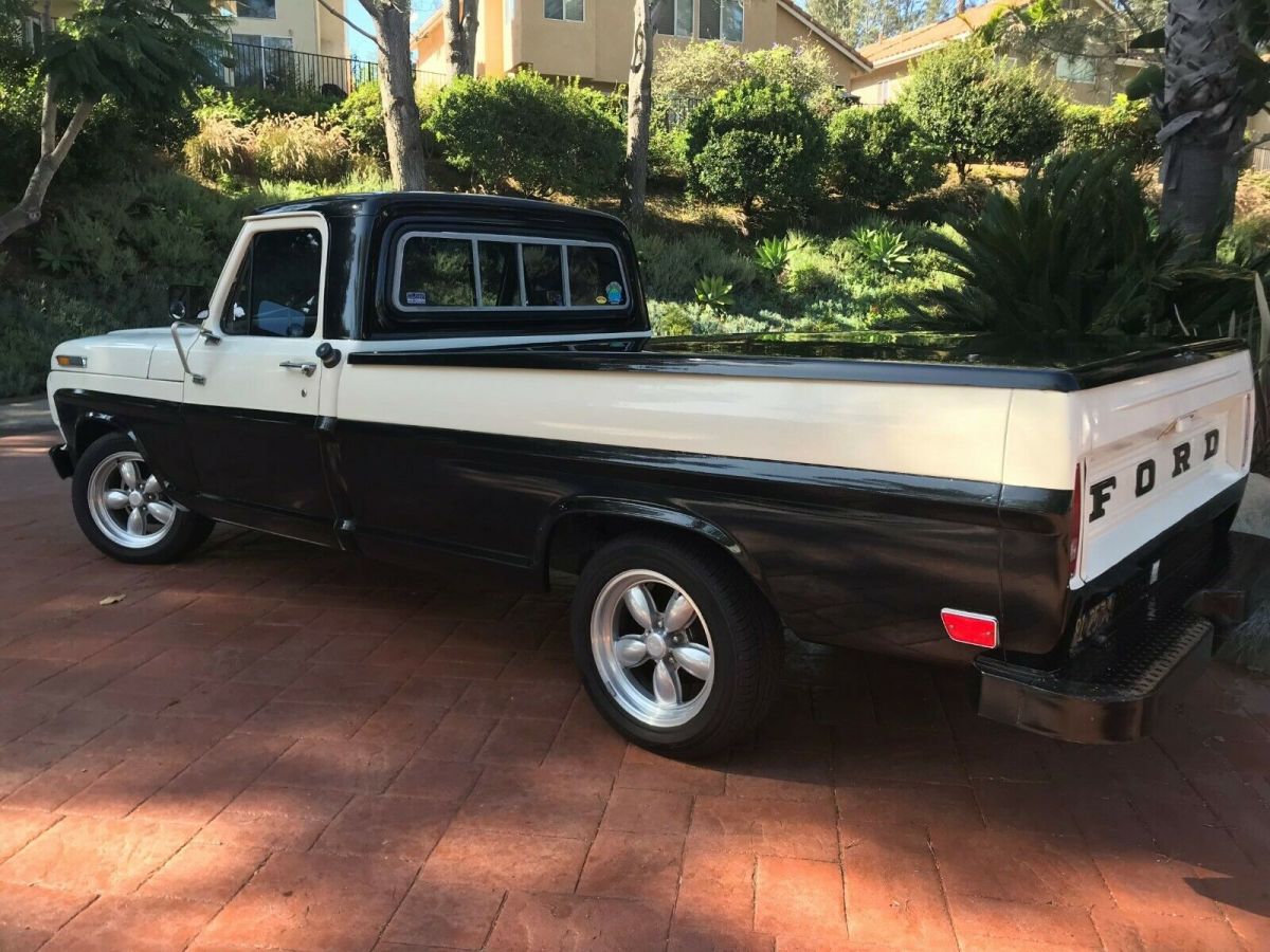 classic 1968 ford f-100 1/2 ton styleside lwb ~ custom fiberglass tonneau cover