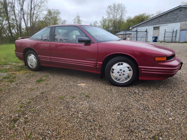 1994 oldsmobile cutlass coupe red fwd automatic s