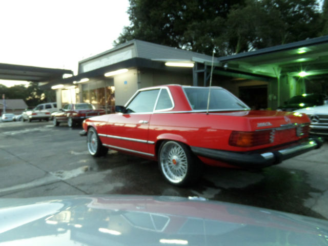 1984 mercedes benz 380sl convertible w/hardtop