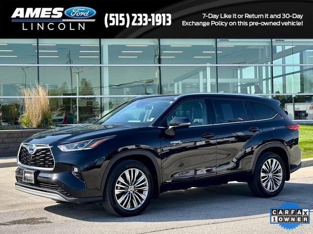 2021 toyota highlander hybrid platinum