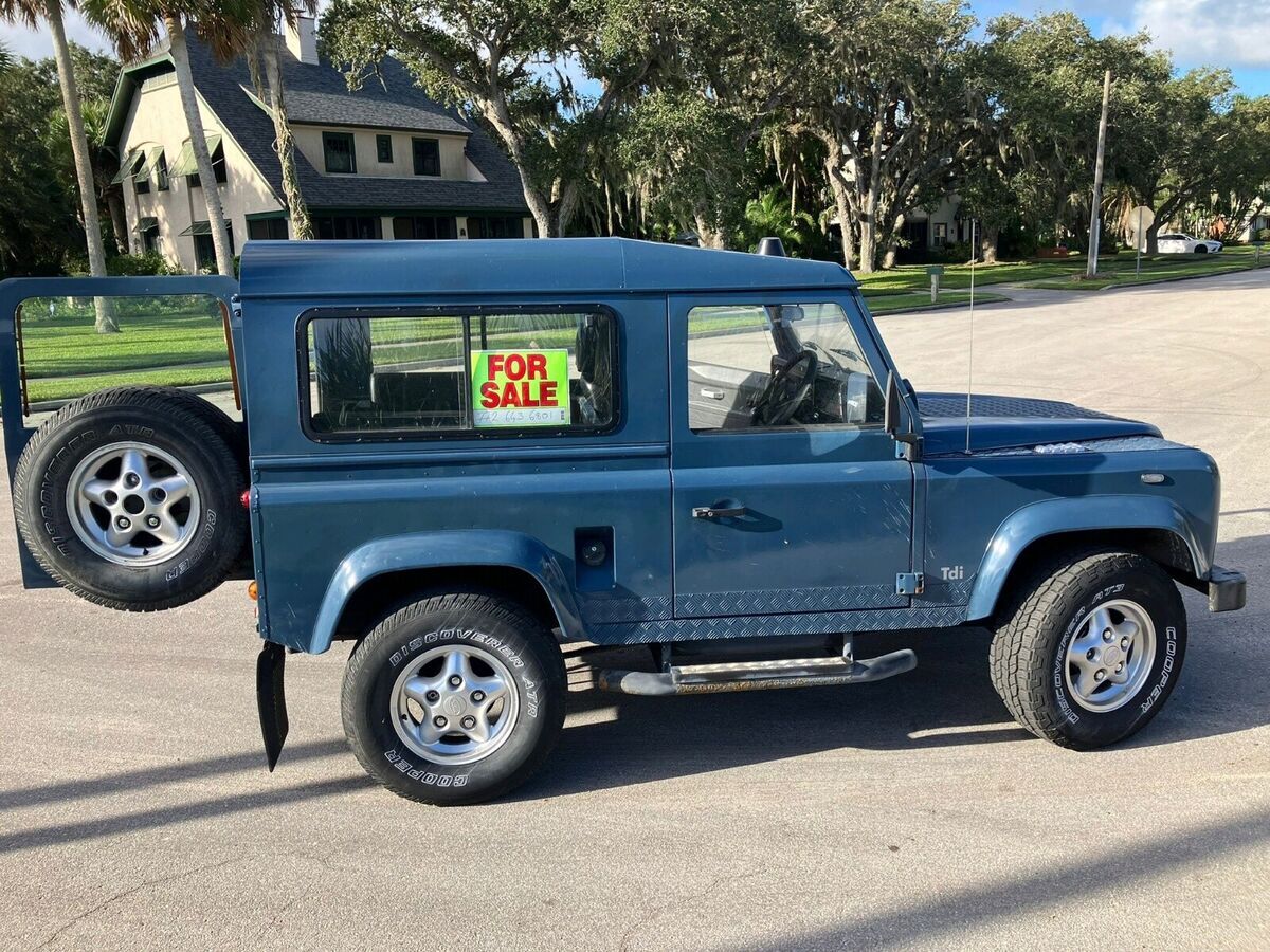 1992 land rover defender suv blue 4wd manual 90