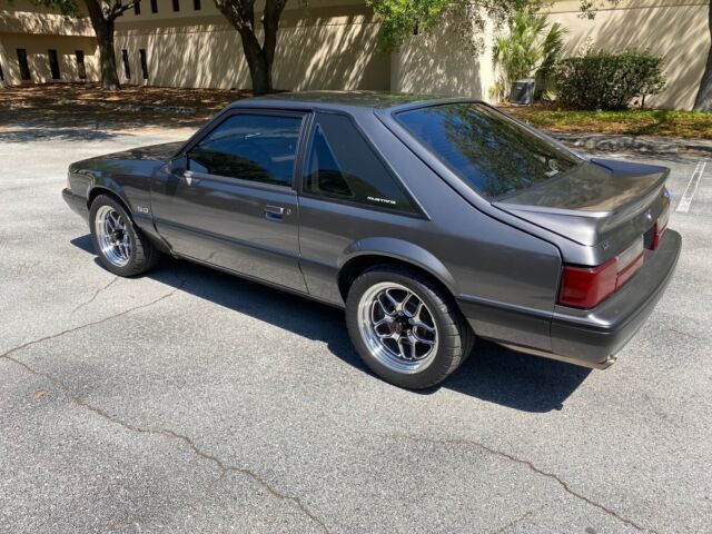 1990 ford mustang hatchback grey rwd manual lx