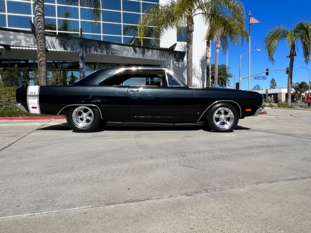 1969 dodge dart gt 340 4bbl auto 3 speed od ac/ps/pdb black metallic bt stereo