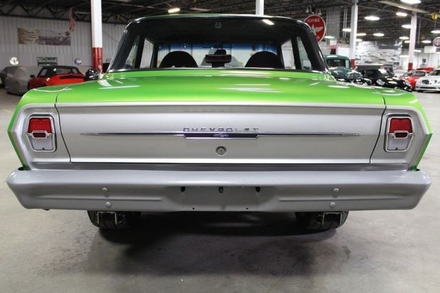 1963 chevrolet nova 6954 miles green coupe 6.0 liter v8 6 speed manual