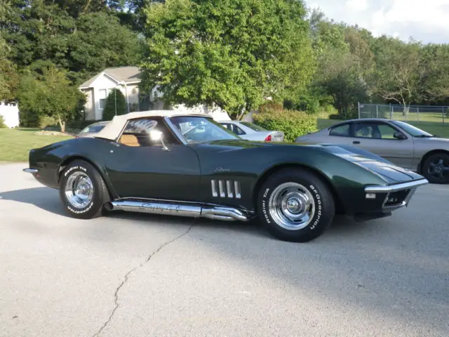 1969 corvette convertible 427/390 hp