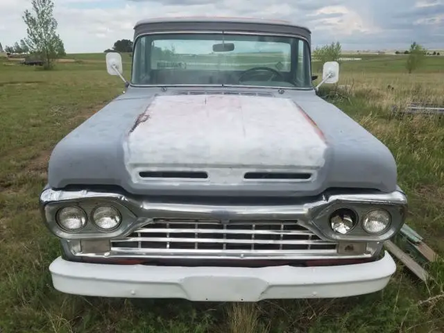 rare 1960 ford f100 f-100 big window short bed