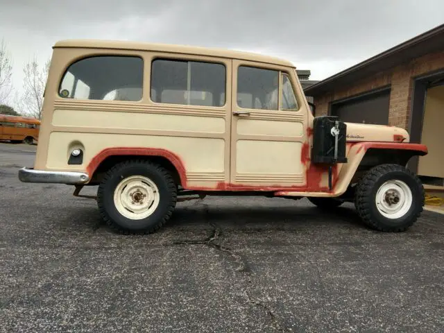 *1959 willys station wagon 4 wheel drive 4 cylinder overhead valve manual trans*