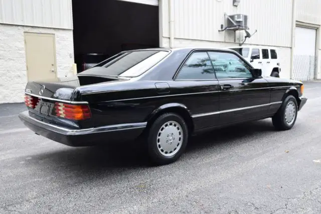 1985 mercedes benz 500sec desirable black/black