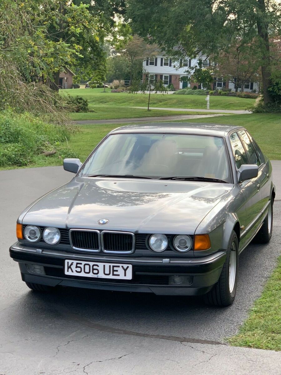1992 bmw 730i e32 right-hand-drive 54k miles m60/b30 v8 engine pa-titled