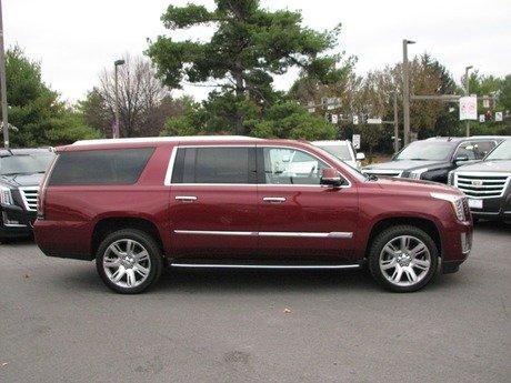 certified 2017 cadillac escalade esv 4wd luxury frederick, md 21702 for sale in frederick, maryland