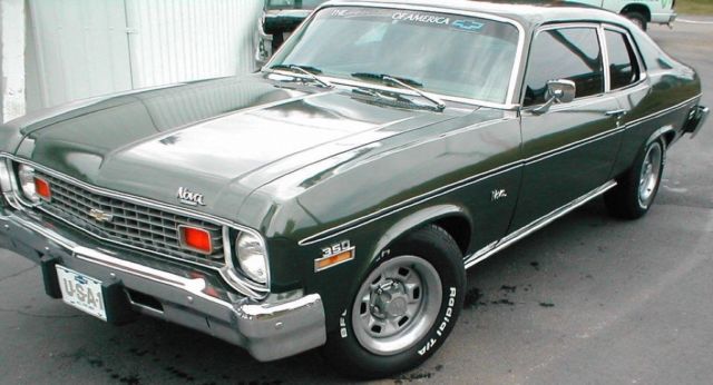 a true 1974, v8, "350/350" nova! an original, classic, american car!
