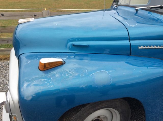 1954 international harvester pickup blue. runs great !