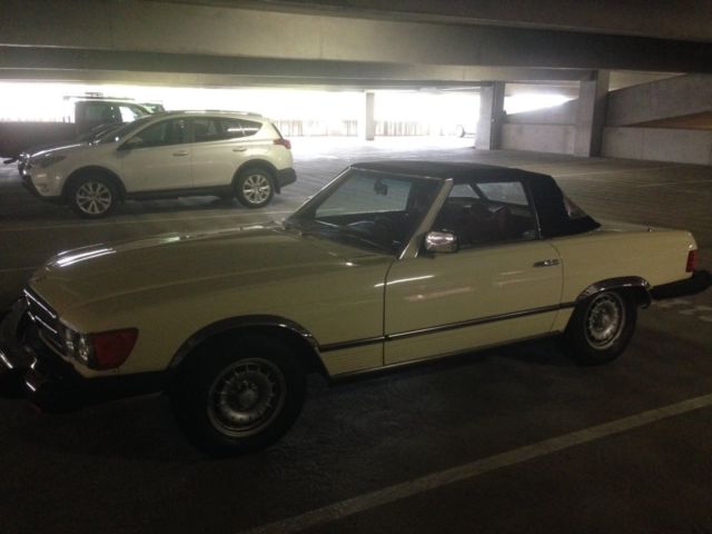 for sale at no reserve is our very nice 1977 mb 450sl hard top and soft top