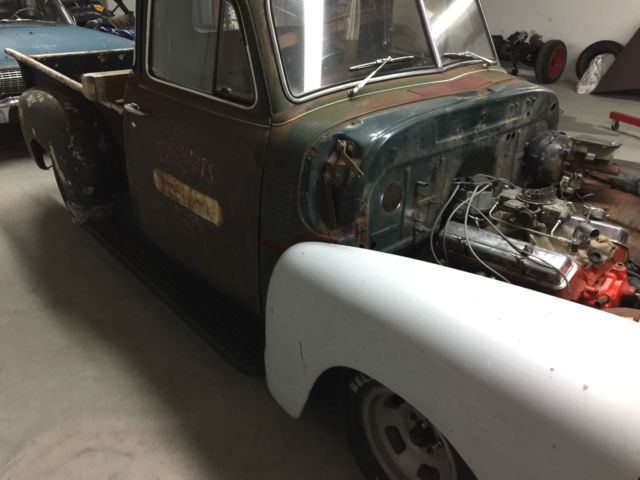 1951 chevrolet truck 3100 rat rod hot rod shop truck project 5 window no reserve