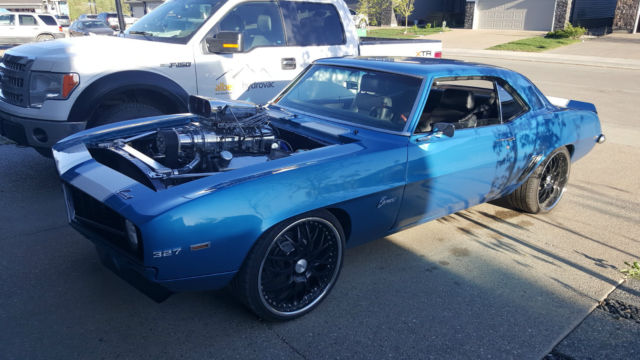 1969 chevrolet camaro, 496ci bbc, blown and injected, tremec 6sp, pro touring