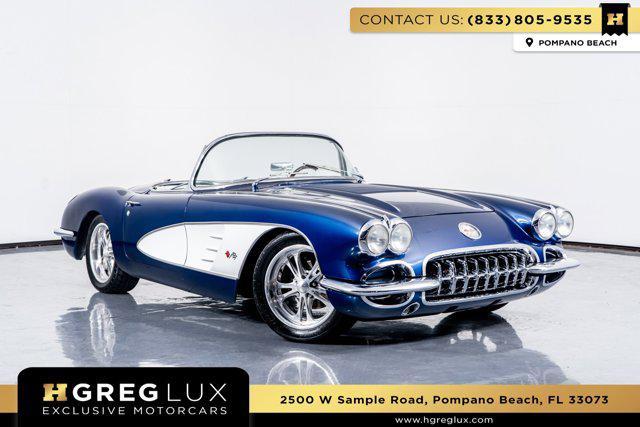 1958 chevrolet corvette base