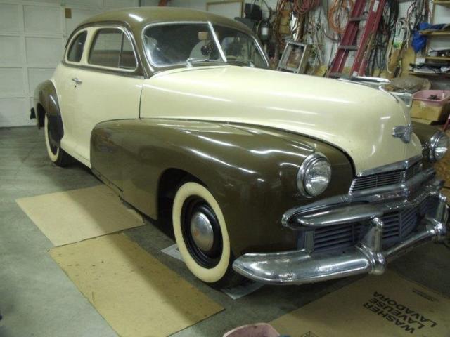 1942 oldsmobile b44 64731 miles brown coupe 6 cyl manual
