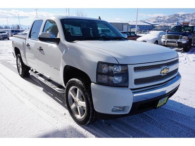 2008 chevrolet silverado 1500 work truck 4wd work truck 4dr crew cab 5.8 ft. sb for sale in butte, montana