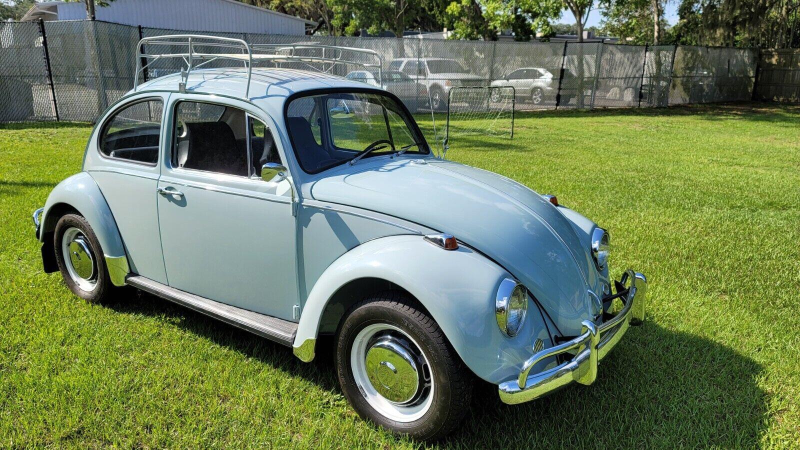 1967 volkswagen beetle classic coupe 18749 miles zenith blue