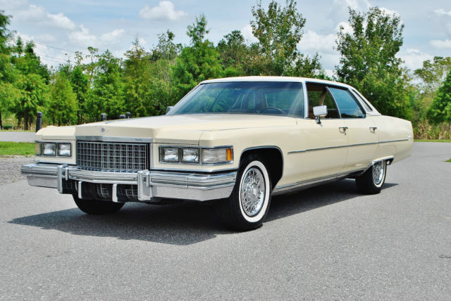 spectacular with just 26,593 miles 1976 cadillac sedan deville loaded beautiful
