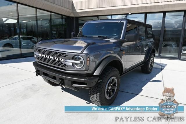 2021 ford bronco badlands/4x4/mid pkg/soft top/auto start/heated se