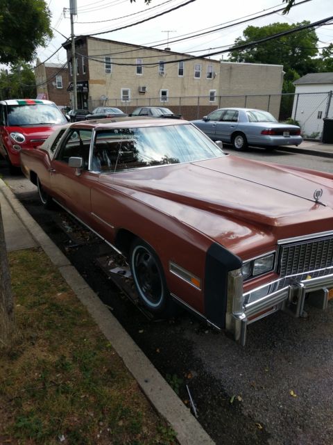 1976 cadillac eldorado hardtop sunroof 85k originalmiles