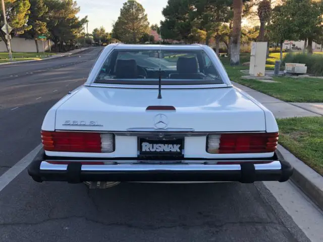 1989 mercedes 560sl white/burgundy 115337k true classic make an offer on nice sl