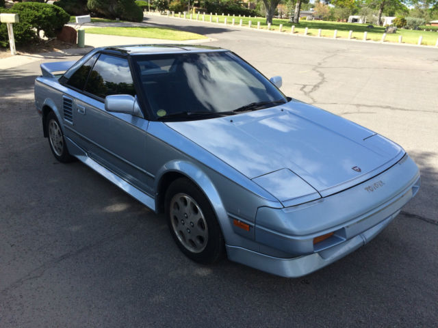 1989 toyota mr2 - supercharged, all original (exept radio), low miles, t-top