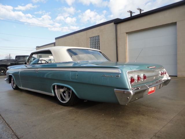 1962 impala sport coupe hot rod air ride 4 wheel disc billet specialties wheels