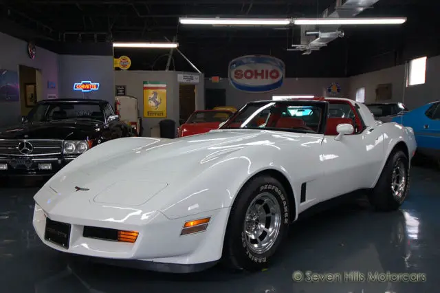 excellent condition, only 62,925 original miles, white/red, priced to sell!!