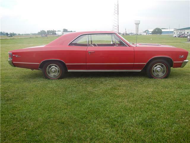 1967 chevrolet chevelle ss ss 51462 miles bolero 396 4-speed manual