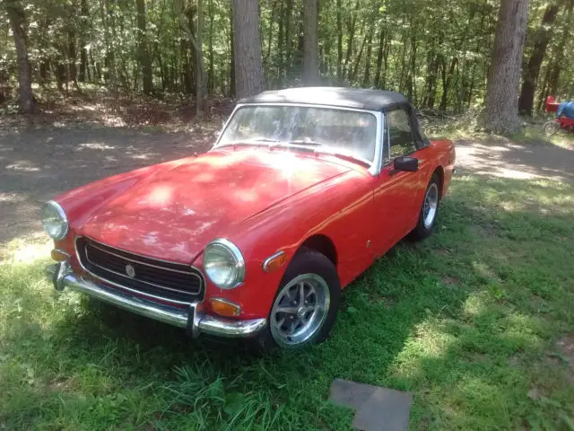 photographs well, but needs complete restoration 1971 mg midget